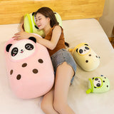 Maxbell Cute Stuffed Plush Milk Tea Cup Accompany Sleep Toy for Adults Kids Children