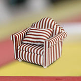 Maxbell Miniature Sofa for Dollhouse 1/12 Scale for Fairy Garden DIY Scene Dollhouse