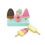 Wood Ice Cream Toy Wooden Toy Role Play Pretend Toy for Girls Boys Preschool