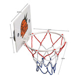 Maxbell Mini Basketball Hoop Set Hanging Basketball Frame for Indoor Holiday Gifts