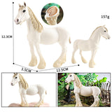 Maxbell Horse Figures Role Playing Wildlife Statue for Gifts Ages 3+ Desktop Decor