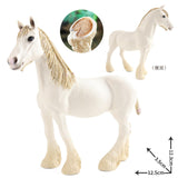 Maxbell Horse Figures Role Playing Wildlife Statue for Gifts Ages 3+ Desktop Decor