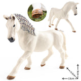 Maxbell Horse Figures Role Playing Wildlife Statue for Gifts Ages 3+ Desktop Decor