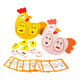 Maxbell Expressions Eggs Puzzles Wooden Matching Expression Puzzle Toy for Preschool