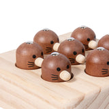 Maxbell Magnetic Wooden Fishing Game with 2 Pole for 3 4 5 Years Old Boys Girls Kids