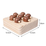 Maxbell Magnetic Wooden Fishing Game with 2 Pole for 3 4 5 Years Old Boys Girls Kids