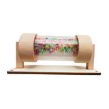 Maxbell Wooden Baby Rainmaker Toy Sensory Toy Rainstick for Plane Toy Preschool Kids