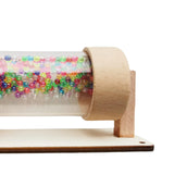 Maxbell Wooden Baby Rainmaker Toy Sensory Toy Rainstick for Plane Toy Preschool Kids