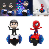 Maxbell Dancing Robot Toy Funny Universal Wheels Musical Active Doll for Babies Kids Black