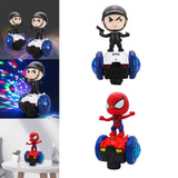 Maxbell Dancing Robot Toy Funny Universal Wheels Musical Active Doll for Babies Kids Black