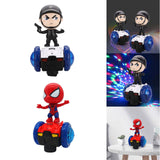 Maxbell Dancing Robot Toy Funny Universal Wheels Musical Active Doll for Babies Kids Black