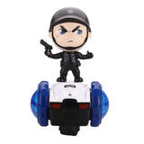 Maxbell Dancing Robot Toy Funny Universal Wheels Musical Active Doll for Babies Kids Black