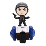 Maxbell Dancing Robot Toy Funny Universal Wheels Musical Active Doll for Babies Kids Black