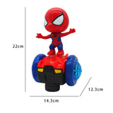 Maxbell Dancing Robot Toy Funny Universal Wheels Musical Active Doll for Babies Kids Red