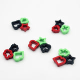 Maxbell 3Pcs 1/12 Dollhouse Cookie Cutter Alloy Holiday Decor Micro Landscape Layout