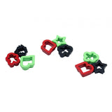 Maxbell 3Pcs 1/12 Dollhouse Cookie Cutter Alloy Holiday Decor Micro Landscape Layout