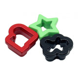 Maxbell 3Pcs 1/12 Dollhouse Cookie Cutter Alloy Holiday Decor Micro Landscape Layout