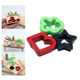 Maxbell 3Pcs 1/12 Dollhouse Cookie Cutter Alloy Holiday Decor Micro Landscape Layout
