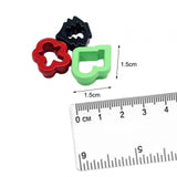 Maxbell 3Pcs 1/12 Dollhouse Cookie Cutter Alloy Holiday Decor Micro Landscape Layout