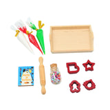 Maxbell 11x Dollhouse Miniature Baking Tools Classic for 1/12 BJD Doll Parts Playset red