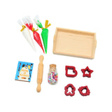 Maxbell 11x Dollhouse Miniature Baking Tools Classic for 1/12 BJD Doll Parts Playset red