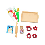 Maxbell 11x Dollhouse Miniature Baking Tools Classic for 1/12 BJD Doll Parts Playset red