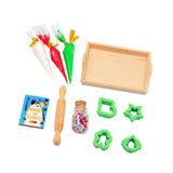 Maxbell 11x Dollhouse Miniature Baking Tools Classic for 1/12 BJD Doll Parts Playset green