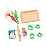 Maxbell 11x Dollhouse Miniature Baking Tools Classic for 1/12 BJD Doll Parts Playset green