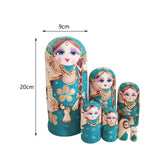 Maxbell 7x Russian Nesting Doll Figures Matryoshka Dolls for Birthday Halloween Home