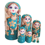 Maxbell 7x Russian Nesting Doll Figures Matryoshka Dolls for Birthday Halloween Home