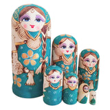 Maxbell 7x Russian Nesting Doll Figures Matryoshka Dolls for Birthday Halloween Home