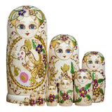 Maxbell 10x Russian Nesting Dolls Figures Stacking Doll Set for Children Adults Gift