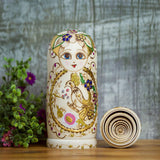 Maxbell 10x Russian Nesting Dolls Figures Stacking Doll Set for Children Adults Gift
