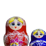 Maxbell 10 Pieces Russian Nesting Doll Hand Painted Stackable for Office Easter Home