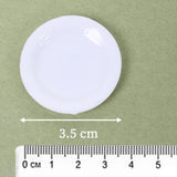 Maxbell 5 Pieces 1:12 Dollhouse Miniature Dish Tray Model Photoprops Dessert Dish