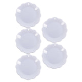 Maxbell 5 Pieces 1:12 Dollhouse Miniature Dish Tray Model Photoprops Dessert Dish