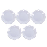 Maxbell 5 Pieces 1:12 Dollhouse Miniature Dish Tray Model Photoprops Dessert Dish