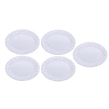 Maxbell 5 Pieces 1:12 Dollhouse Miniature Dish Tray Model Photoprops Dessert Dish