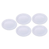 Maxbell 5 Pieces 1:12 Dollhouse Miniature Dish Tray Model Photoprops Dessert Dish