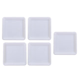 Maxbell 5 Pieces 1:12 Dollhouse Miniature Dish Tray Model Photoprops Dessert Dish