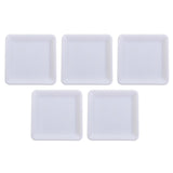 Maxbell 5 Pieces 1:12 Dollhouse Miniature Dish Tray Model Photoprops Dessert Dish