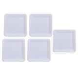 Maxbell 5 Pieces 1:12 Dollhouse Miniature Dish Tray Model Photoprops Dessert Dish