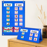 Maxbell Kids Visual Schedule Teaching Tools Durable Chore Chart Routine Pocket Chart