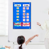 Maxbell Kids Visual Schedule Teaching Tools Durable Chore Chart Routine Pocket Chart