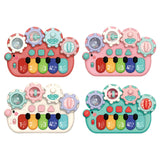 Maxbell Light up Music Baby Toys Early Learning Cartoon for Toddlers Babies Birthday red