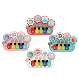 Maxbell Light up Music Baby Toys Early Learning Cartoon for Toddlers Babies Birthday red