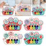 Maxbell Light up Music Baby Toys Early Learning Cartoon for Toddlers Babies Birthday red