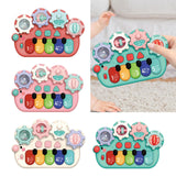 Maxbell Light up Music Baby Toys Early Learning Cartoon for Toddlers Babies Birthday red