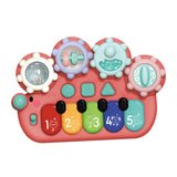 Maxbell Light up Music Baby Toys Early Learning Cartoon for Toddlers Babies Birthday red