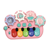 Maxbell Light up Music Baby Toys Early Learning Cartoon for Toddlers Babies Birthday pink